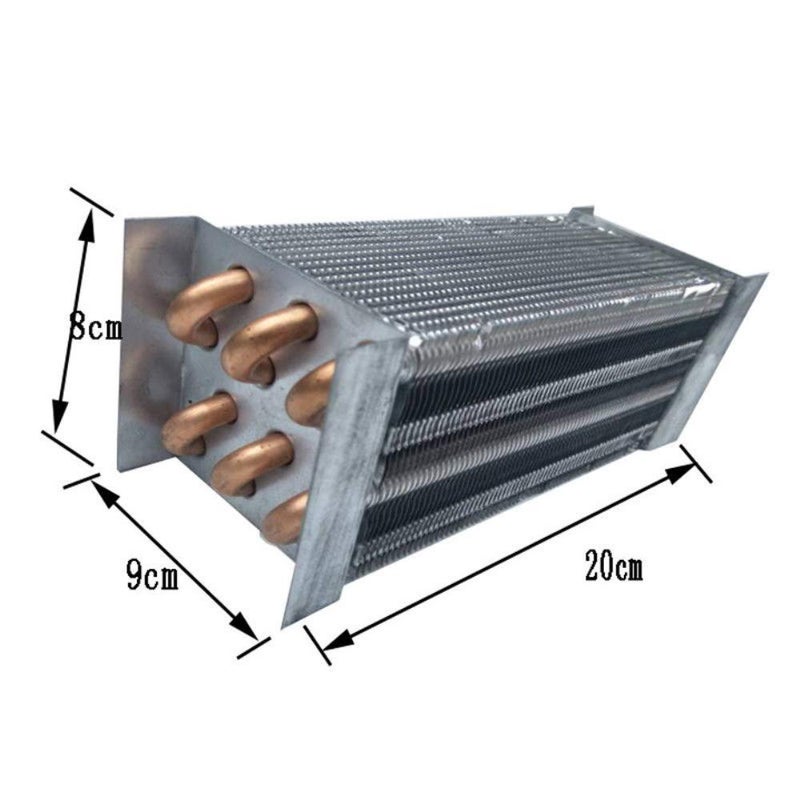 TingAo Auto 4 Port Underdash Compact Heater Kit 13X Copper Tube+Speed Switch Set for Truck Universal Trucks Minivans Excavators Harvesters Tricycles - Image 3